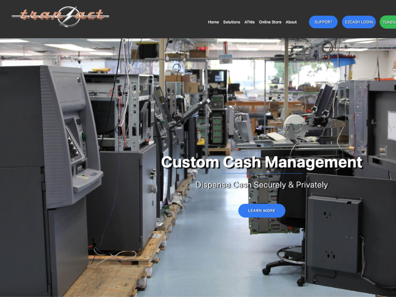 Tranzact Payment System — web development project